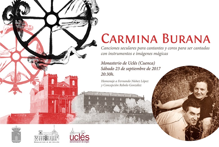 Presentación de Carmina Burana, espectáculo único que se celebra en Uclés el 23/09/2017